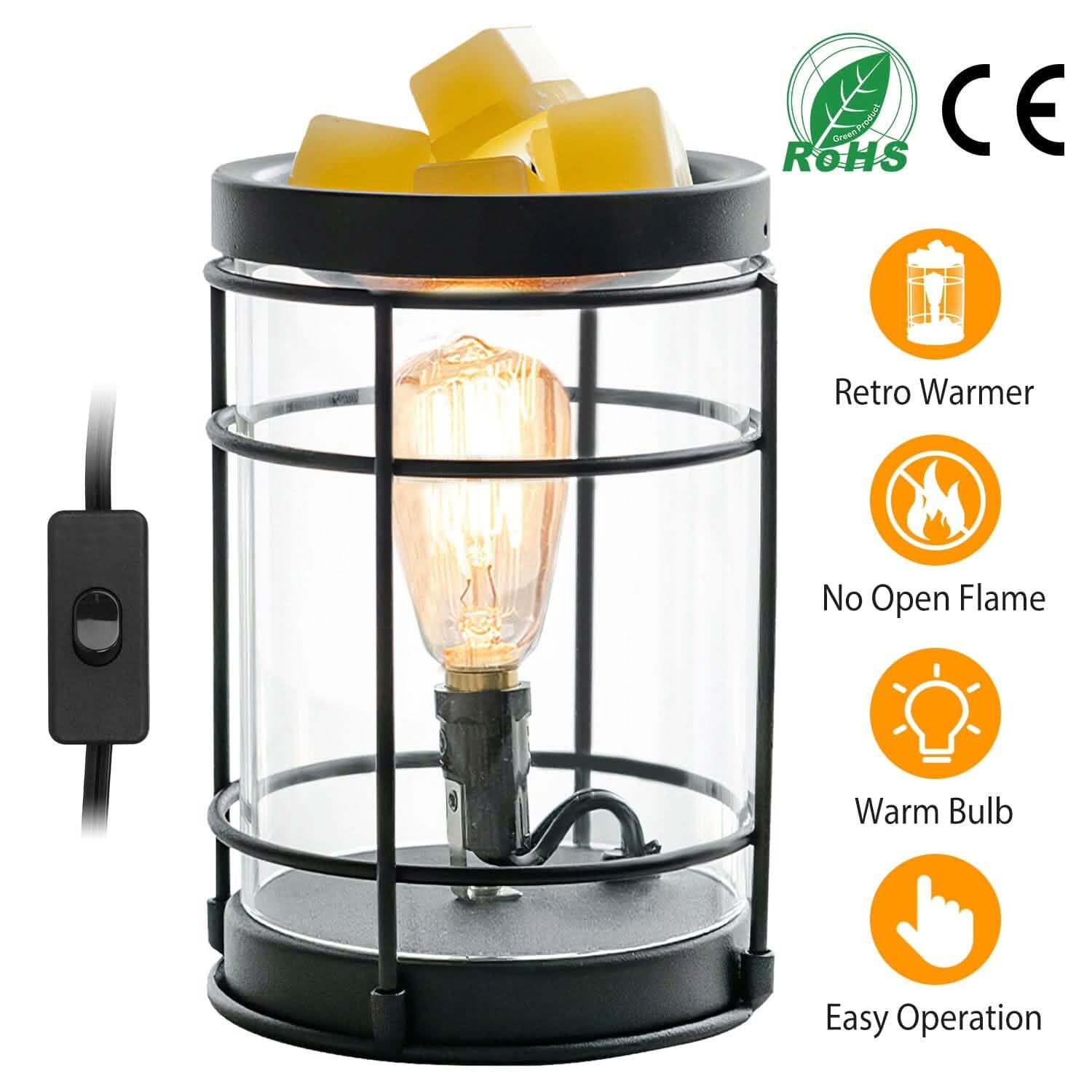 Electric Wax Melt Warmer Vintage Light Bulb Health & Wellness - Tophatter Daily Deals