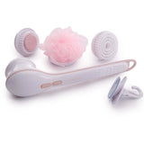 Electric Body Brush - Flawless Cleanse Spa with 3 Multi-Purpose Cleansing Heads for a Full Body Spa Experience Personal Care - Tophatter Daily Deals