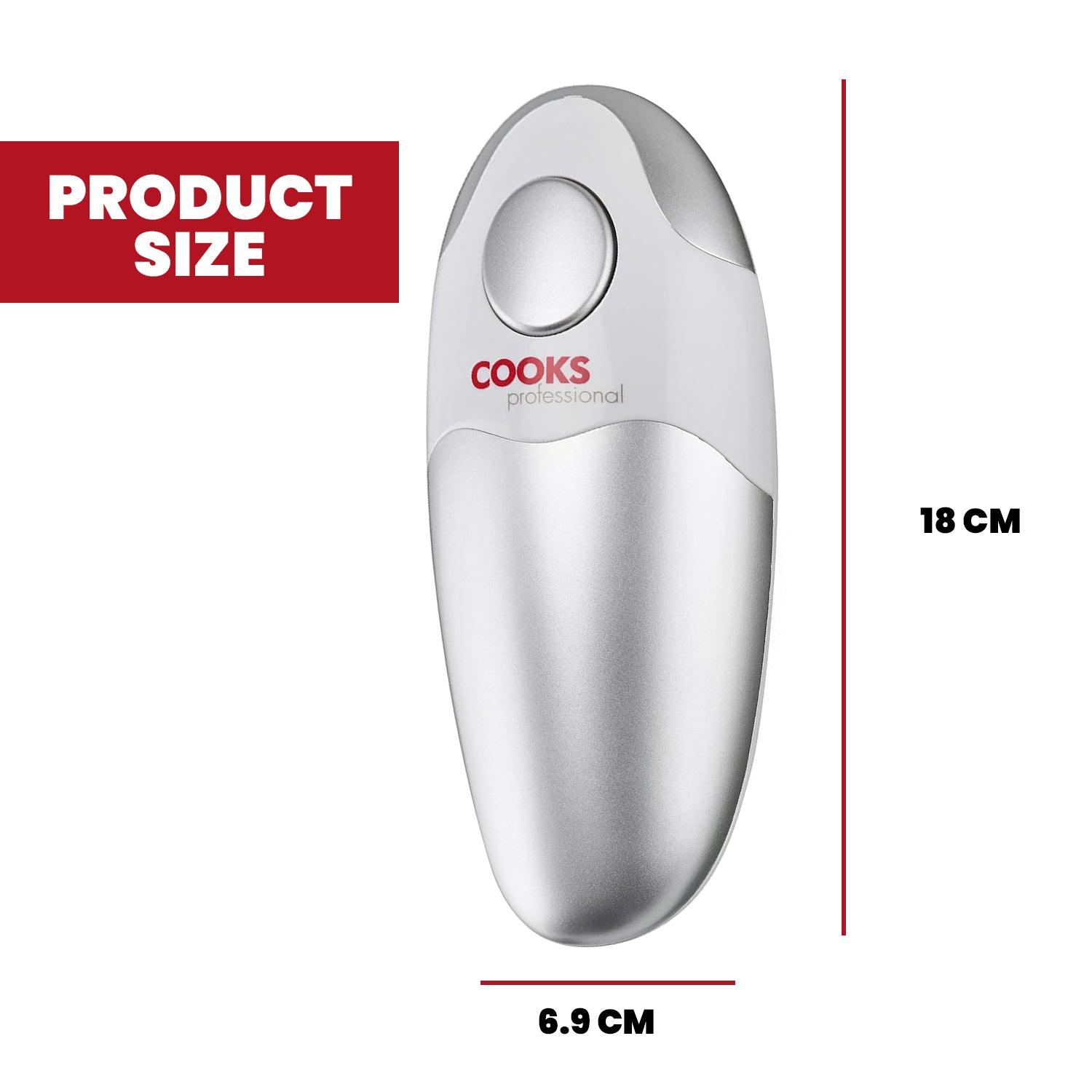 Electric Tin Can Opener - Automatic One Touch Battery Operated Cooks Professional Can Opener Home - Tophatter Daily Deals