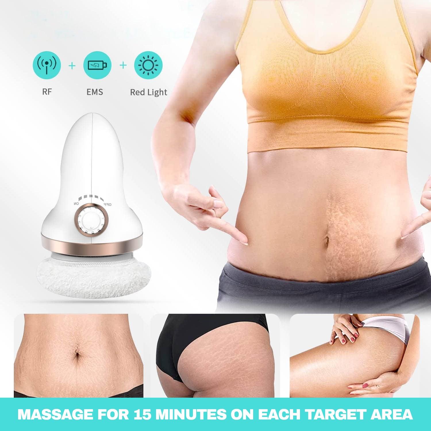 Anti Cellulite Massager - Cellulite Remover With 3 Washable Pads Handheld Anti-cellulite Massager UK Health & Beauty - Tophatter Daily Deals