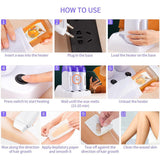 Waxing Roller Machine - Electric Wax Roller Heater Depilatory Roll On Wax Brazilian Waxing Warmer for Women Men, Safe Painless, UK Plug Health & Beauty - Tophatter Daily Deals