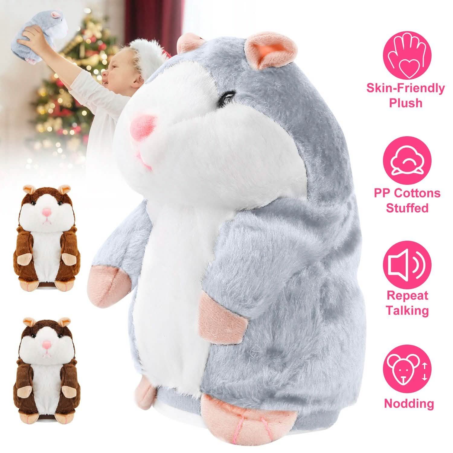 Electronic Talking Hamster Plush Toys & Games - Tophatter Daily Deals