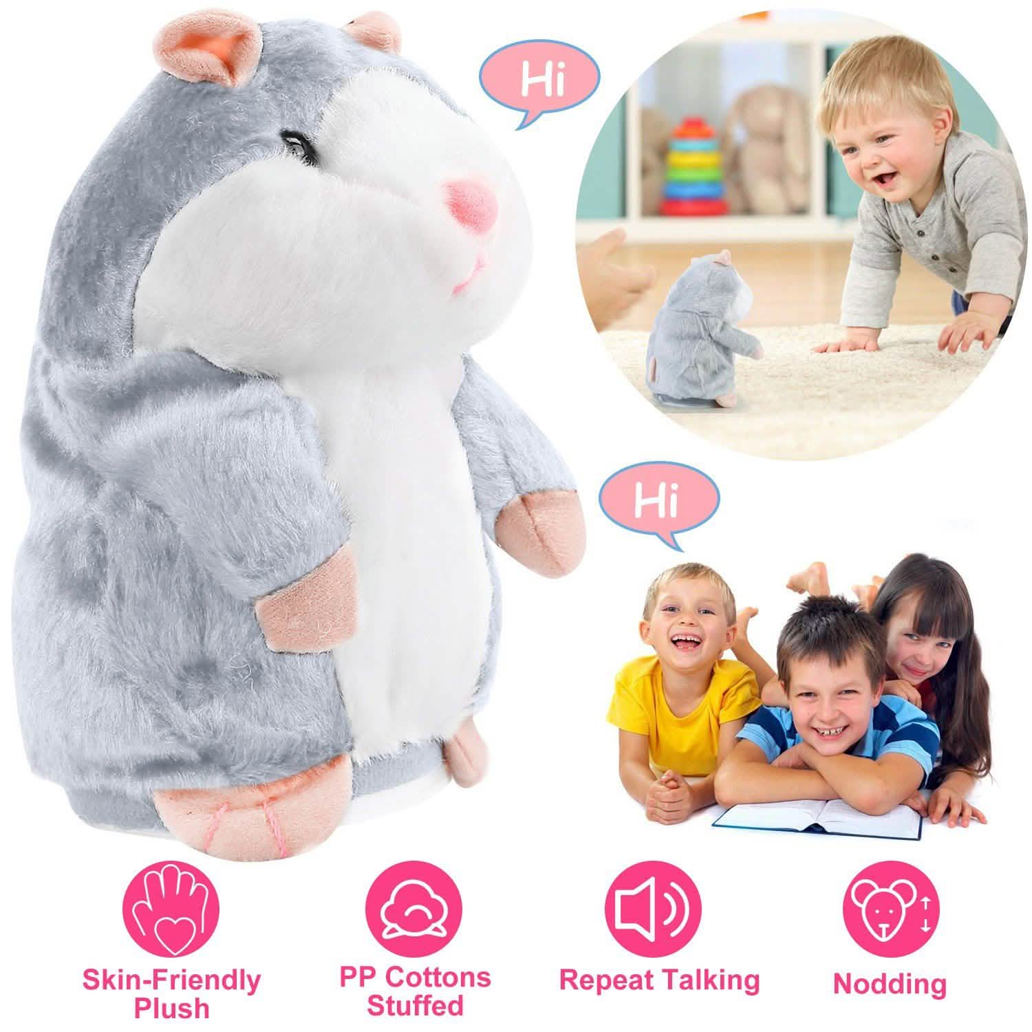 Electronic Talking Hamster Plush Toys & Games - Tophatter Daily Deals