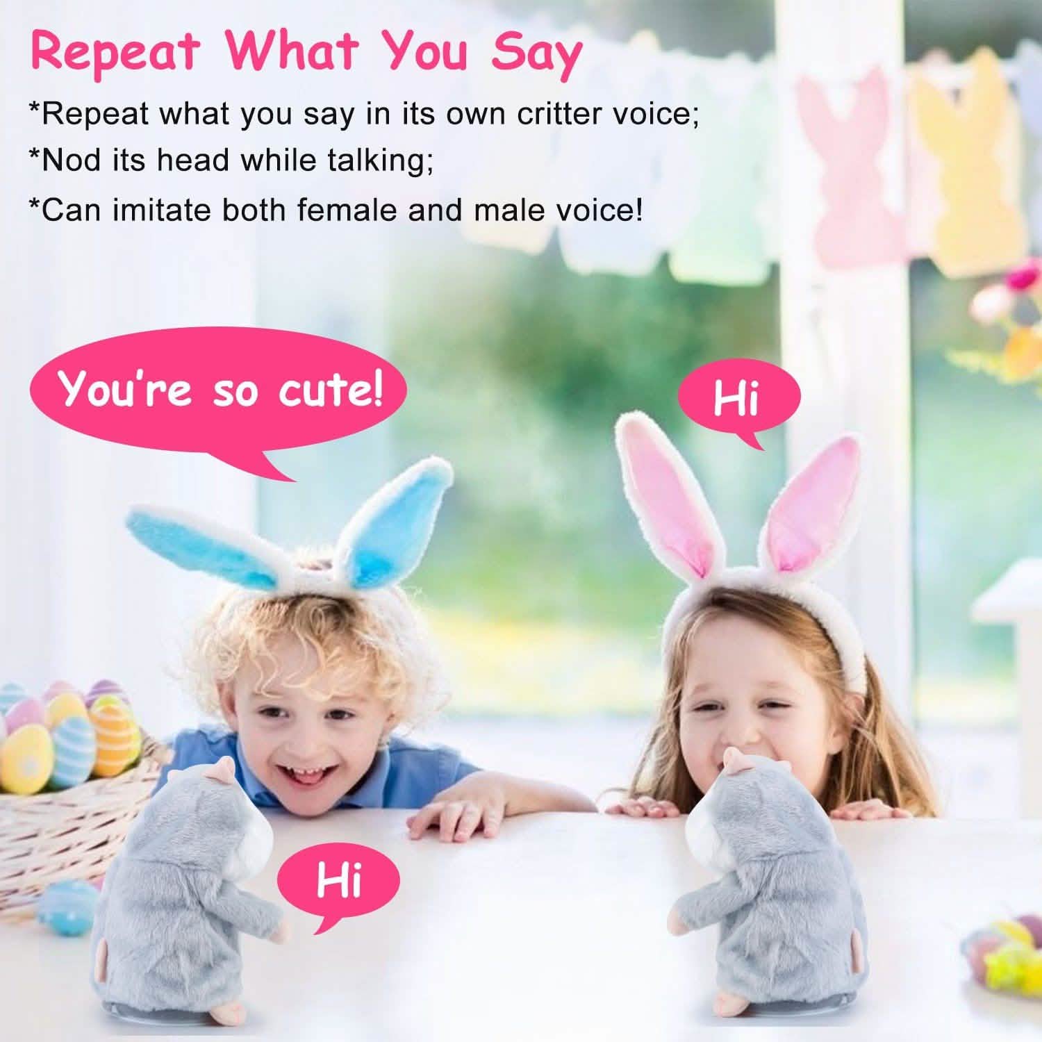 Electronic Talking Hamster Plush Toys & Games - Tophatter Daily Deals