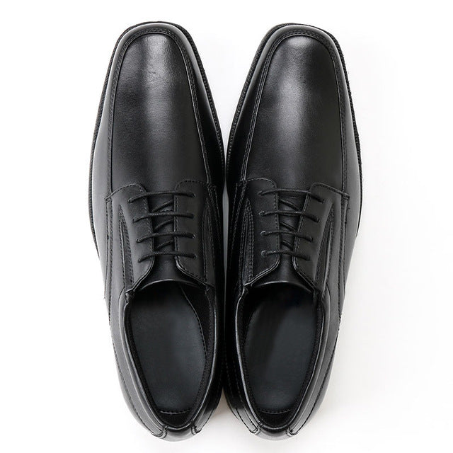 Elegant Men's Dress Shoes Black Lacing Men Dresses Shoes - Tophatter Daily Deals