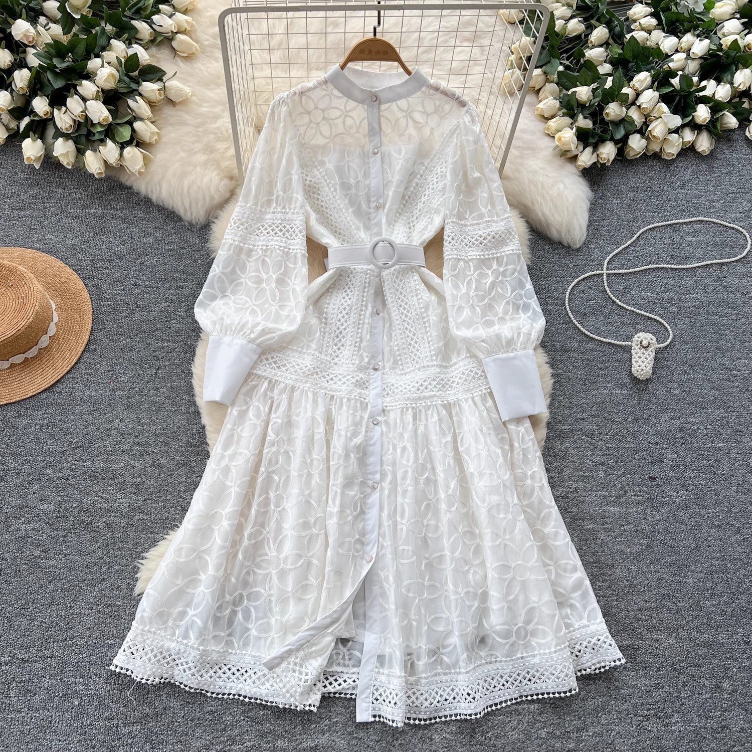 Elegant Single Breasted Party Midi Dresses Midi Dresses - Tophatter Daily Deals