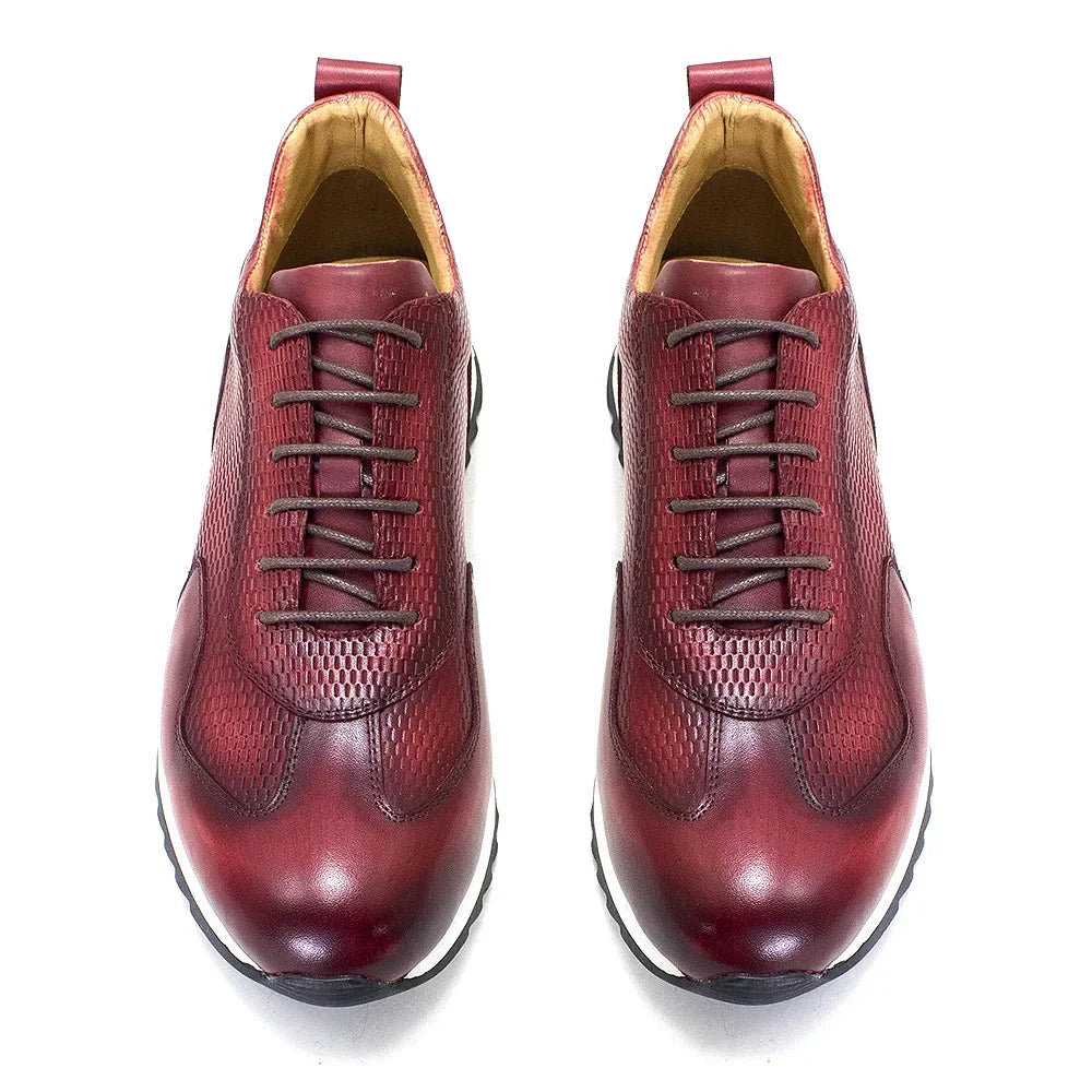 Elegant Sneakers Lace-Up Comfortable Sport Breathable Shoes Men Sneakers - Tophatter Daily Deals