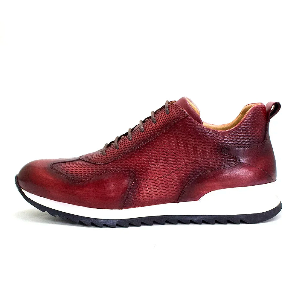 Elegant Sneakers Lace-Up Comfortable Sport Breathable Shoes Men Sneakers - Tophatter Daily Deals