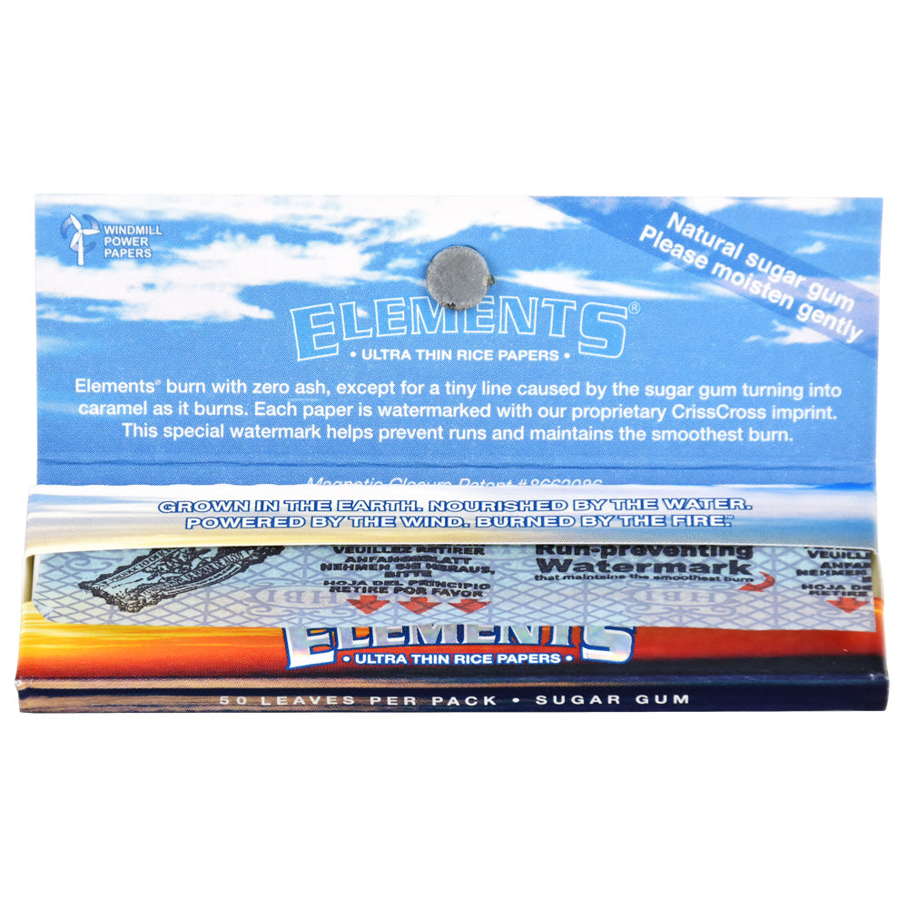 Elements Ultra Thin Rice Rolling Papers Rolling Papers - Tophatter Daily Deals