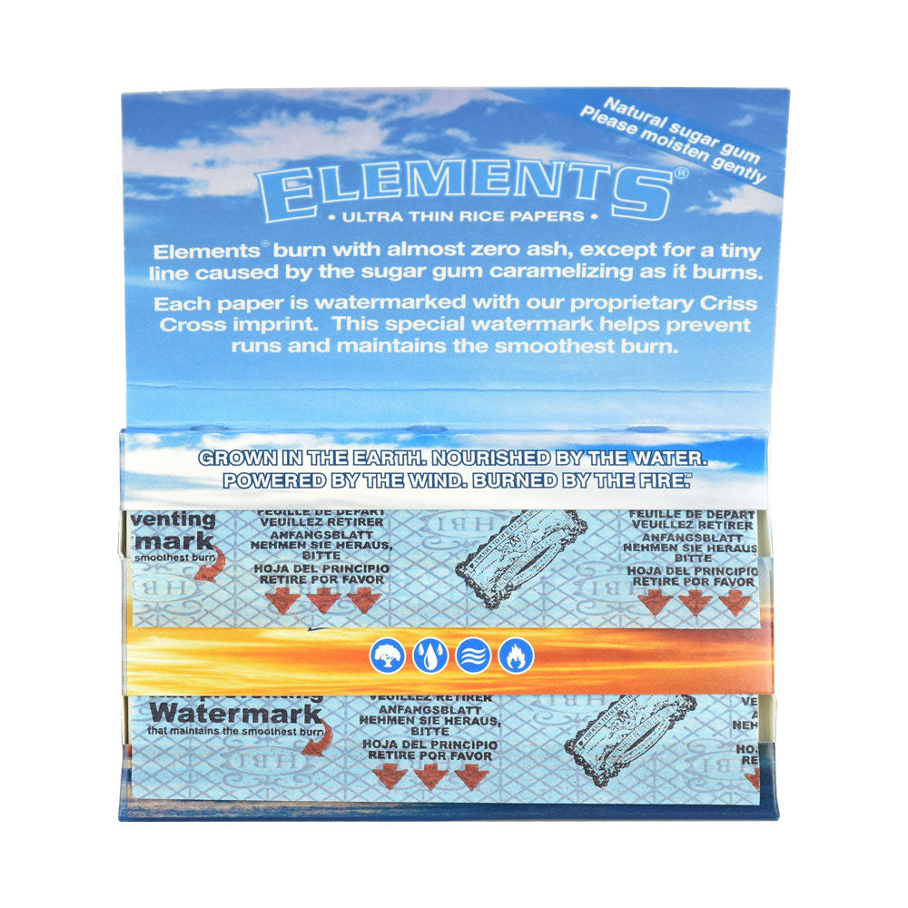 Elements Ultra Thin Rice Rolling Papers Rolling Papers - Tophatter Daily Deals