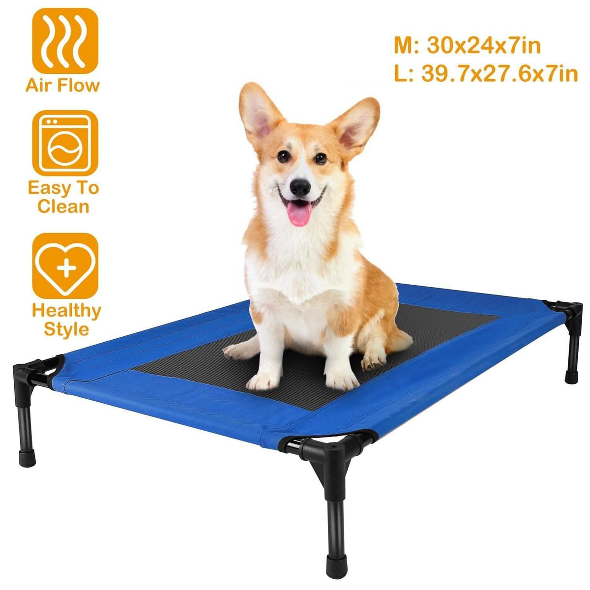 Elevated Dog Cot Bed Pet Supplies - Tophatter Daily Deals