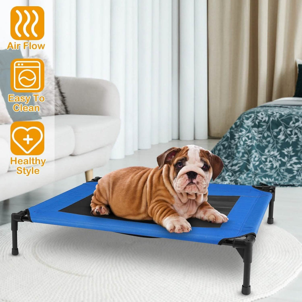 Elevated Dog Cot Bed Pet Supplies - Tophatter Daily Deals