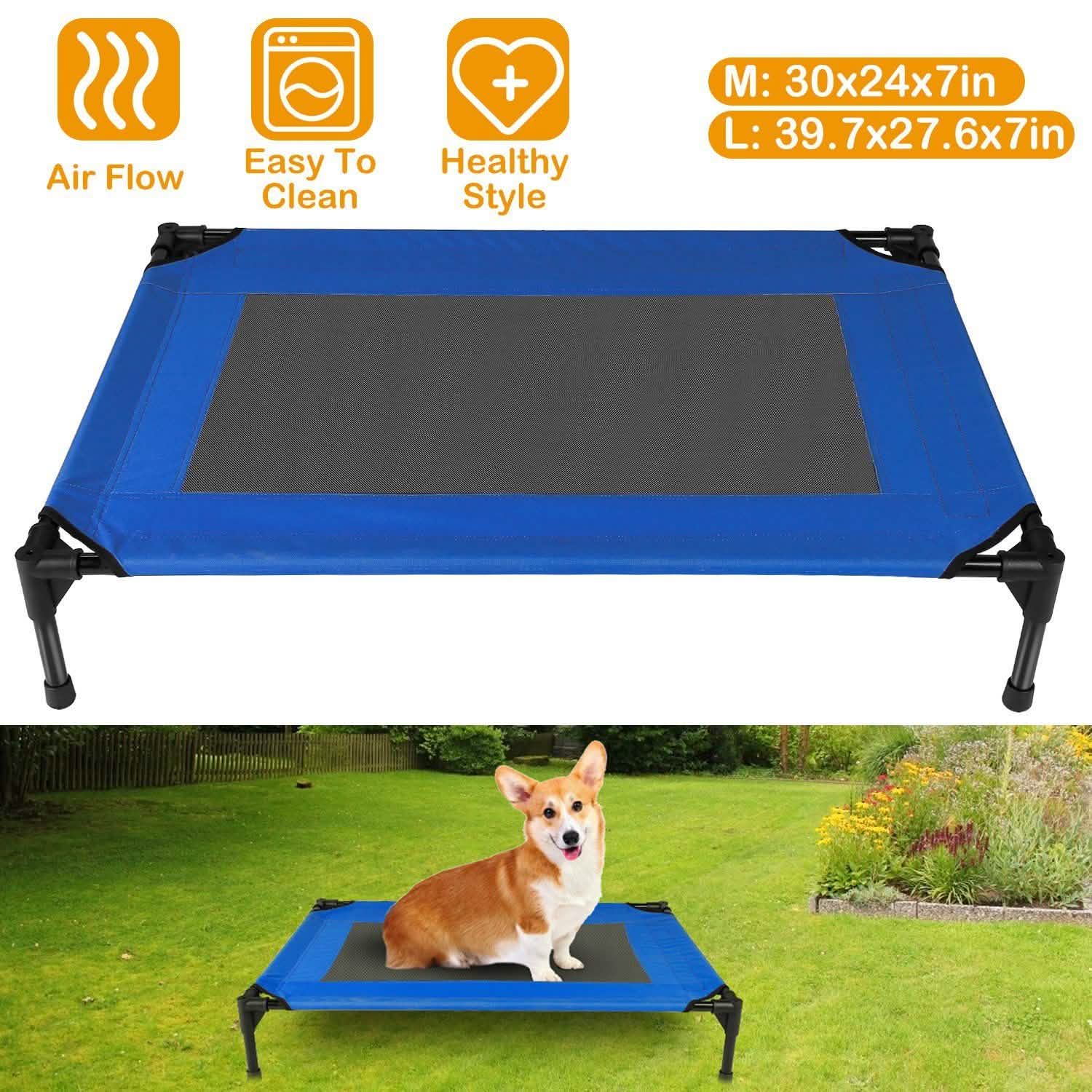 Elevated Dog Cot Bed Pet Supplies - Tophatter Daily Deals