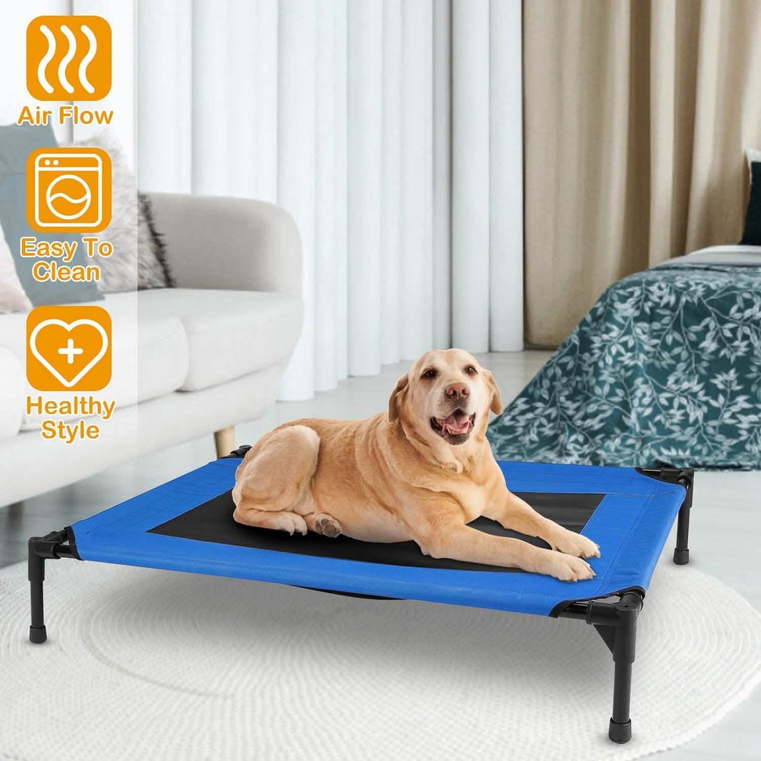 Elevated Dog Cot Bed Pet Supplies - Tophatter Daily Deals