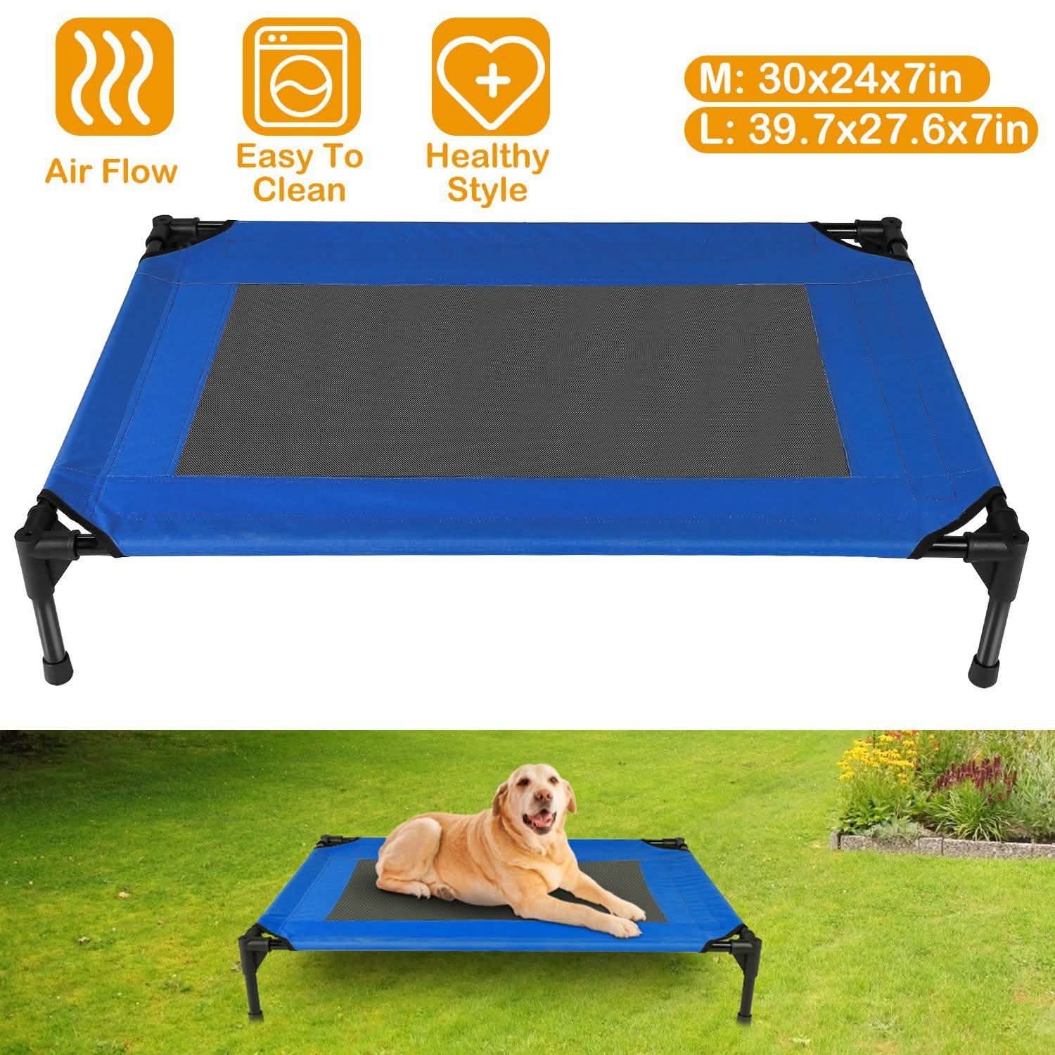 Elevated Dog Cot Bed Pet Supplies - Tophatter Daily Deals