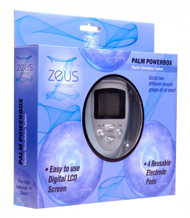Zeus Palm Powerbox Electrosex Stimulation Device E-STIM TOYS - Tophatter Daily Deals