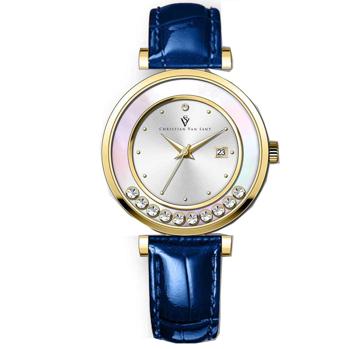 Christian Van Sant Women's Bria // CV3813 Silver Watches - Tophatter Daily Deals