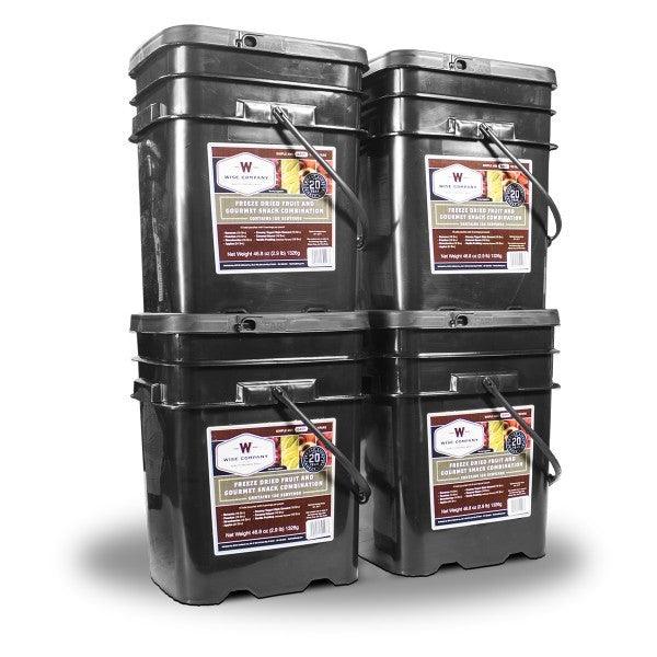 480 Serving Wise Fruit Bucket Survival - Tophatter Daily Deals