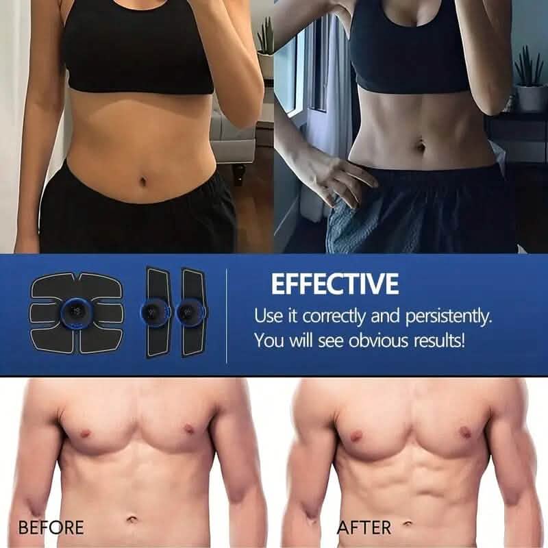 EMS Muscle Stimulator Massager Fitness & Exercise - Tophatter Daily Deals