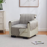 Velvet Furniture Protectors - Velvet Collection Chair Wild Dove Grey Furniture & Decor - Tophatter Daily Deals