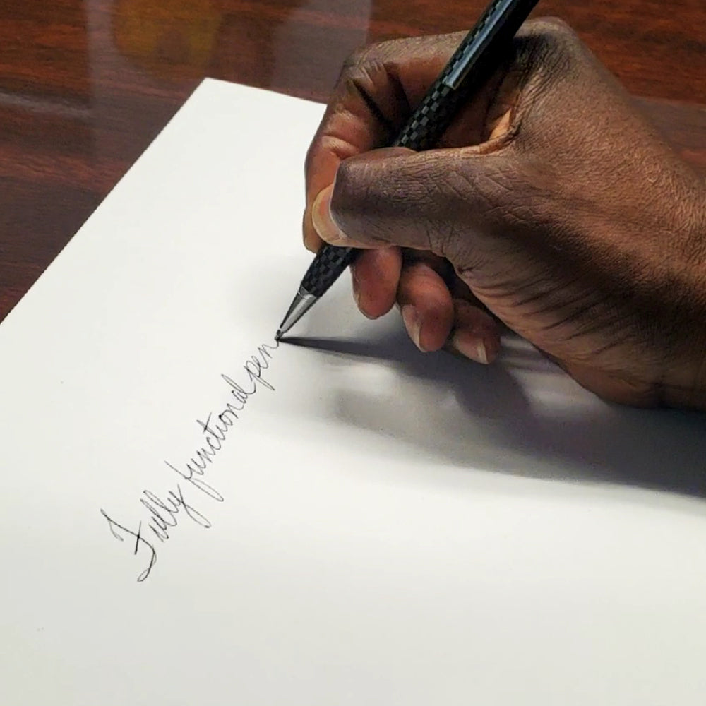 Executive Carbon Fiber Pen Knife Knife - Tophatter Daily Deals