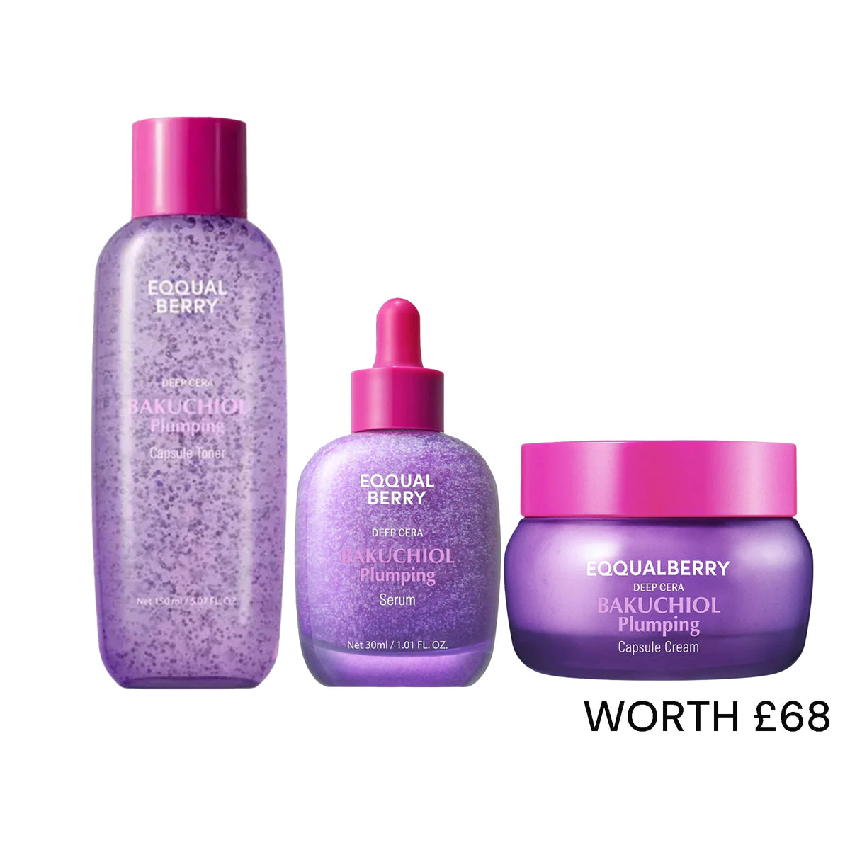 Eqqualberry Deep Cera Bakuchiol Bundle - Tophatter Daily Deals