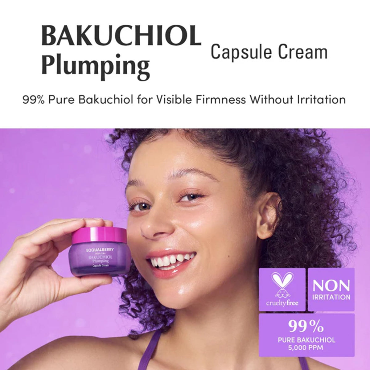 Eqqualberry Deep Cera Bakuchiol Capsule Cream 50ml Jar - Tophatter Daily Deals