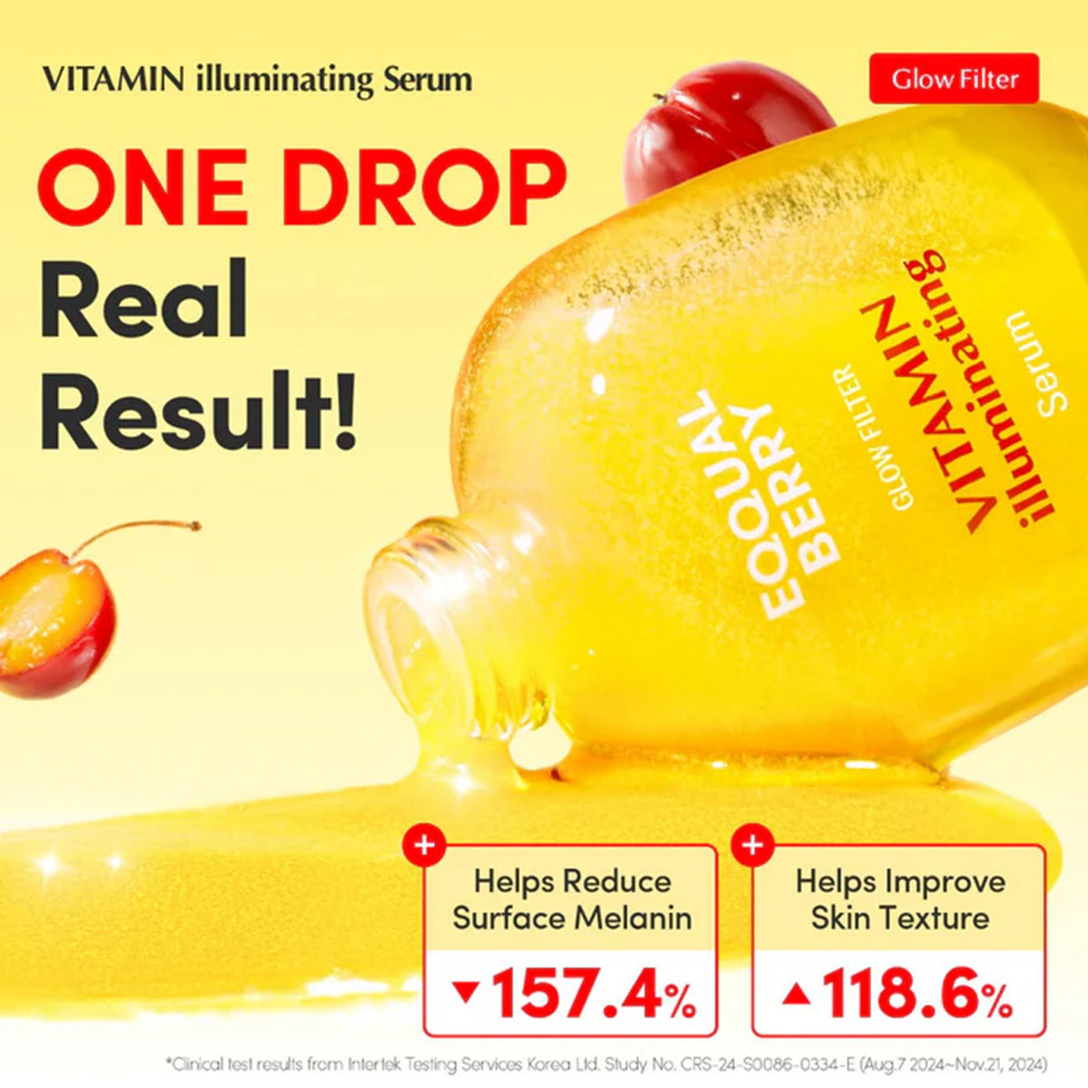 Eqqualberry Deep Cera Vitamin Illuminating Serum 30ml Pipette Bottle - Tophatter Daily Deals