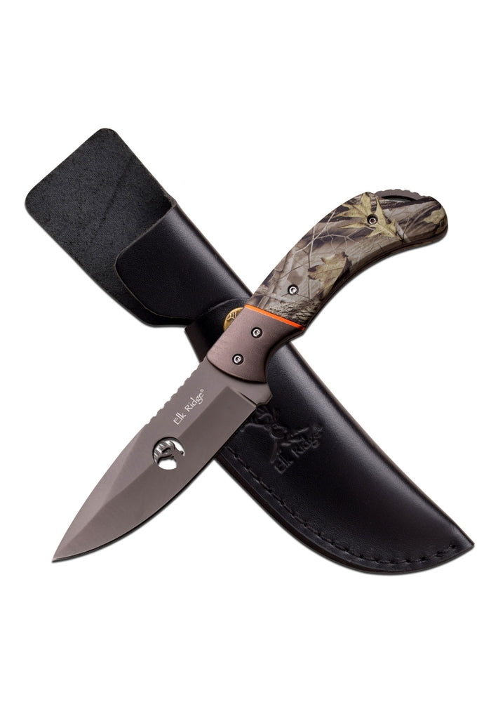 ELK RIDGE FIXED BLADE KNIFE 7.75" OVERALL - Tophatter Daily Deals