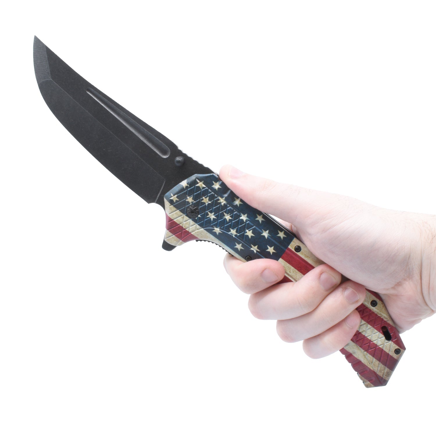 12.25" American Flag Knife Knife - Tophatter Daily Deals