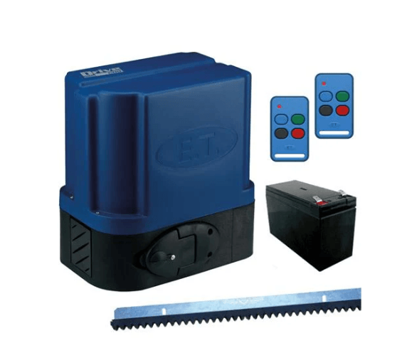 ET DRIVE 600 ACDC GATE MOTOR W/ NYLON RACKS - Tophatter's Army Deals AUTOMATION - Tophatter Daily Deals