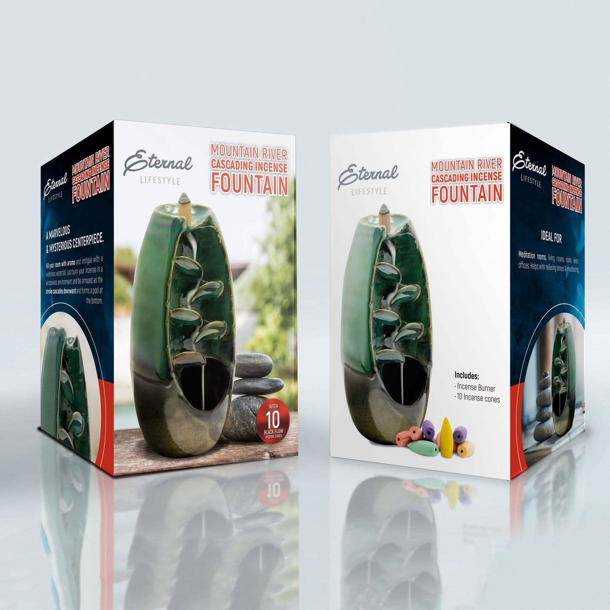 Eternal Aromatherapy Cascading Incense Burner Health & Wellness - Tophatter Daily Deals