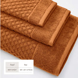Cotton Diamond Waffle Weave Bath Towel Set - Grayson Collection Bath - Tophatter Daily Deals