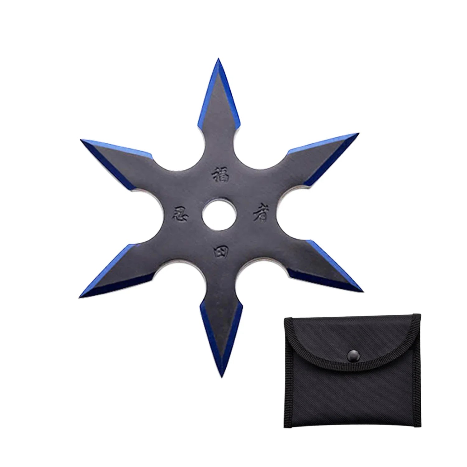 4-INCH 6 Points Throwing Star with Pouch - Tophatter Daily Deals
