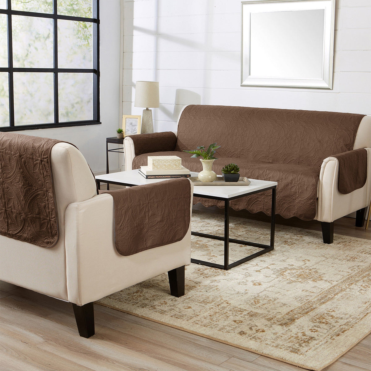 Medallion Solid Furniture Protector - Elenor Collection Furniture & Decor - Tophatter Daily Deals