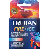 Trojan Fire and Ice Dual Action Lubricated Condoms - 3 Pack > Essentials > Condoms - Tophatter Daily Deals