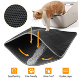 EVA Honeycomb Double Layer Cat Litter Mat Pet Supplies - Tophatter Daily Deals