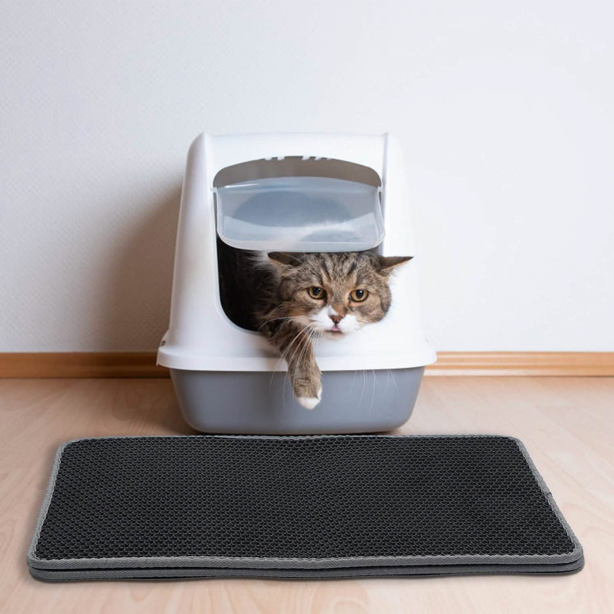 EVA Honeycomb Double Layer Cat Litter Mat Pet Supplies - Tophatter Daily Deals