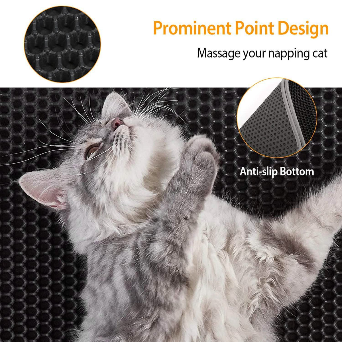 EVA Honeycomb Double Layer Cat Litter Mat Pet Supplies - Tophatter Daily Deals