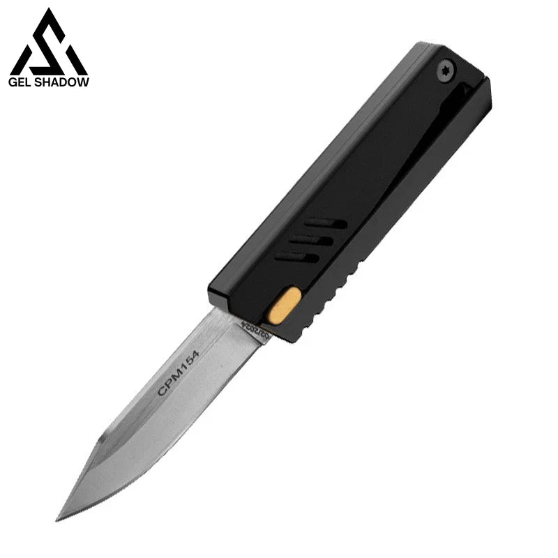 Everyday Carry Combat Gravity Knife SKD Steel HOT SALE-GS127 Mini Black Pocket Knives - Tophatter Daily Deals