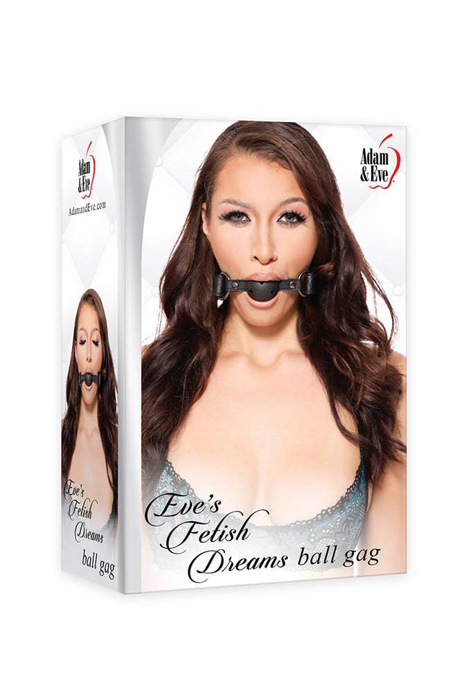 Adam & Eve - Eve's Fetish Dreams Ball Gag - Black BDSM - Tophatter Daily Deals