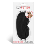 Peek-a-Boo Love Mask Black Velvet Soft Sensation > Bondage Gear > Blindfolds - Tophatter Daily Deals