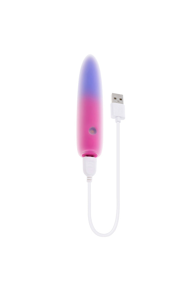 Evolved - Paradise Bullet Vibrator - Pink/Purple Sex Toy - Tophatter Daily Deals
