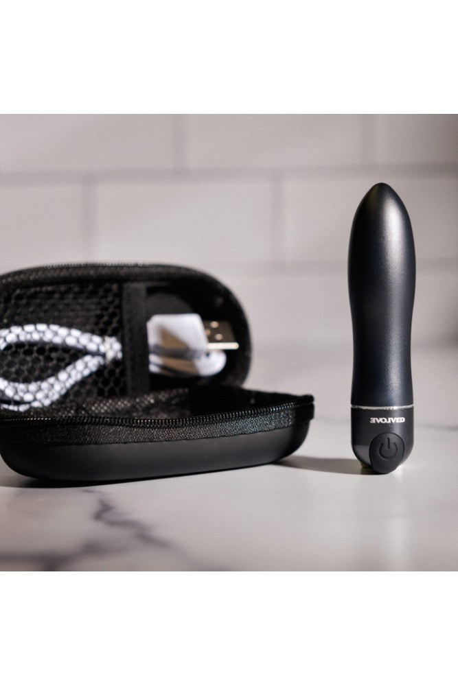 Evolved - Travel-gasm Rechargeable Bullet Vibrator - Chrome Sex Toy - Tophatter Daily Deals