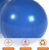 Peanut Exercise Ball - Yoga Peanut Ball with Hand Pump Anti Burst Balance Ball for Labor Birthing, Physical Therapy Yoga - Tophatter Daily Deals