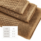 Cotton Diamond Waffle Weave Bath Towel Set - Grayson Collection Bath - Tophatter Daily Deals