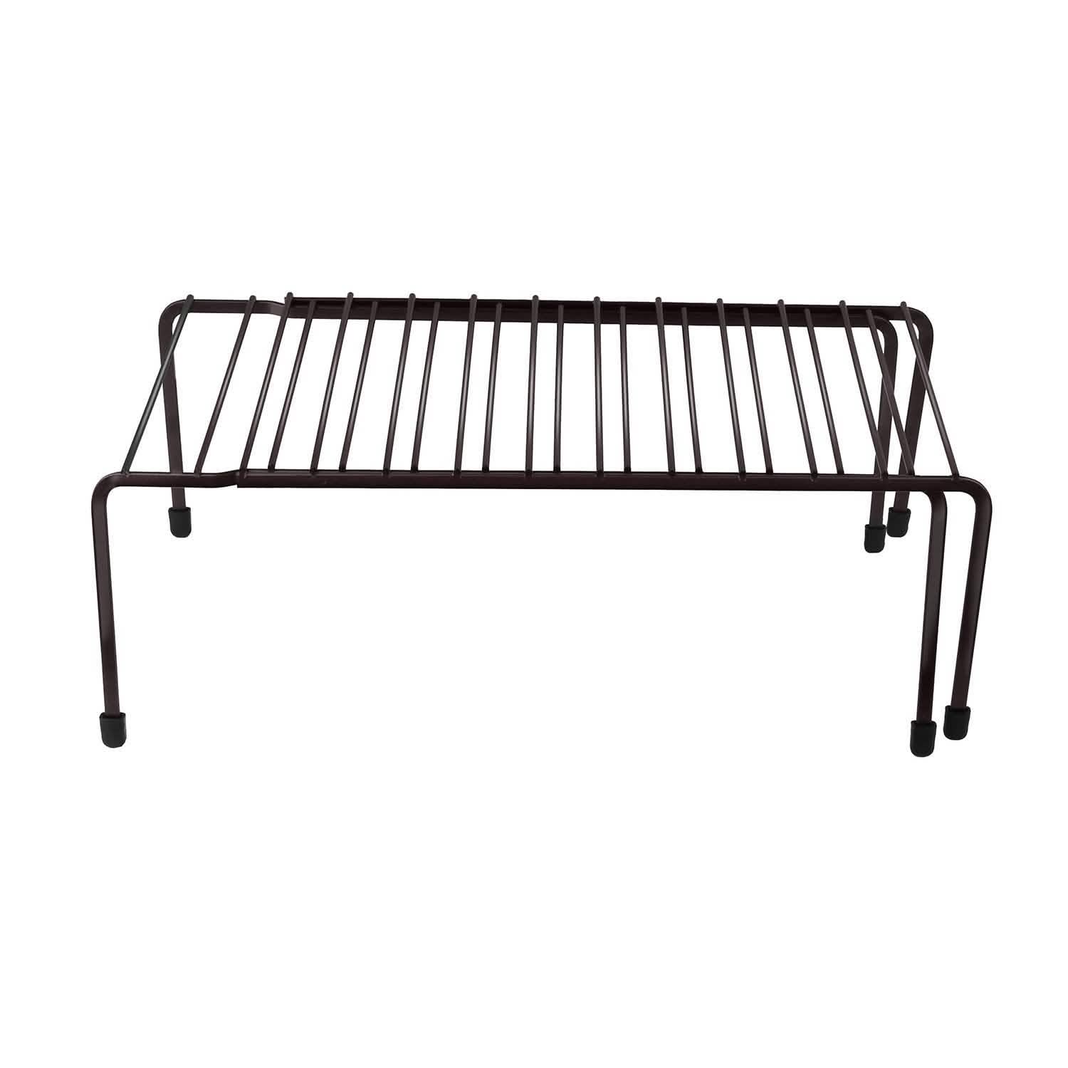 Expandable Kitchen Counter Metal Cabinet Coffee Kitchen Storage - Tophatter Daily Deals