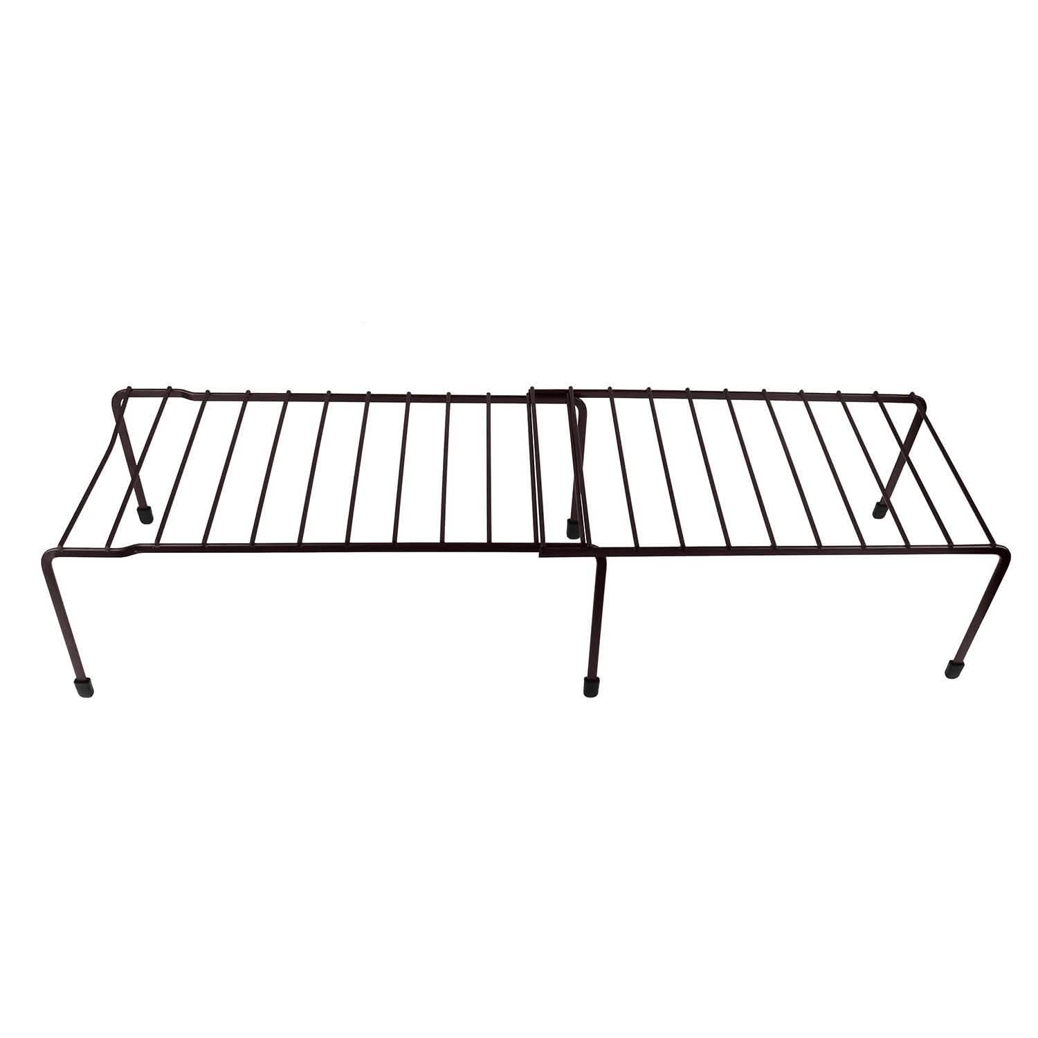 Expandable Kitchen Counter Metal Cabinet Kitchen Storage - Tophatter Daily Deals