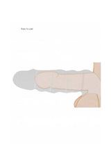 Shots Toys - RealRock - 8" Penis Sleeve with Ball Strap - Beige Sex Toy - Tophatter Daily Deals