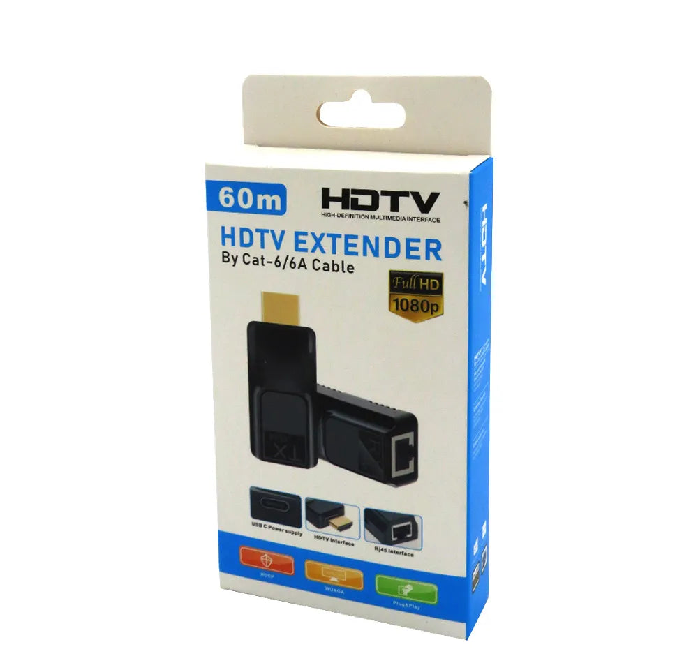 HDMI Q-HD6 EXTENDER-60M OVER CAT6 - Tophatter's Army Deals CCTV - Tophatter Daily Deals